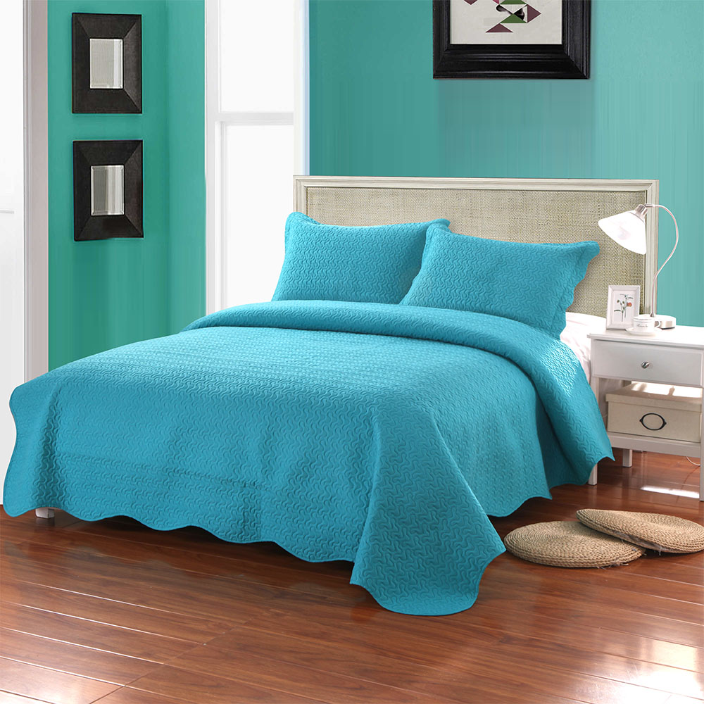 C% polyester solidus color microfiber stringitur ultrasonic stratum pone stragulum